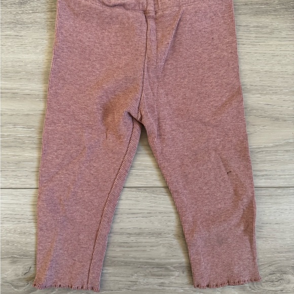 7 Neutral & Pink Legging Bundle - Stripes, Polka Dots & Floral - Picture 7 of 9